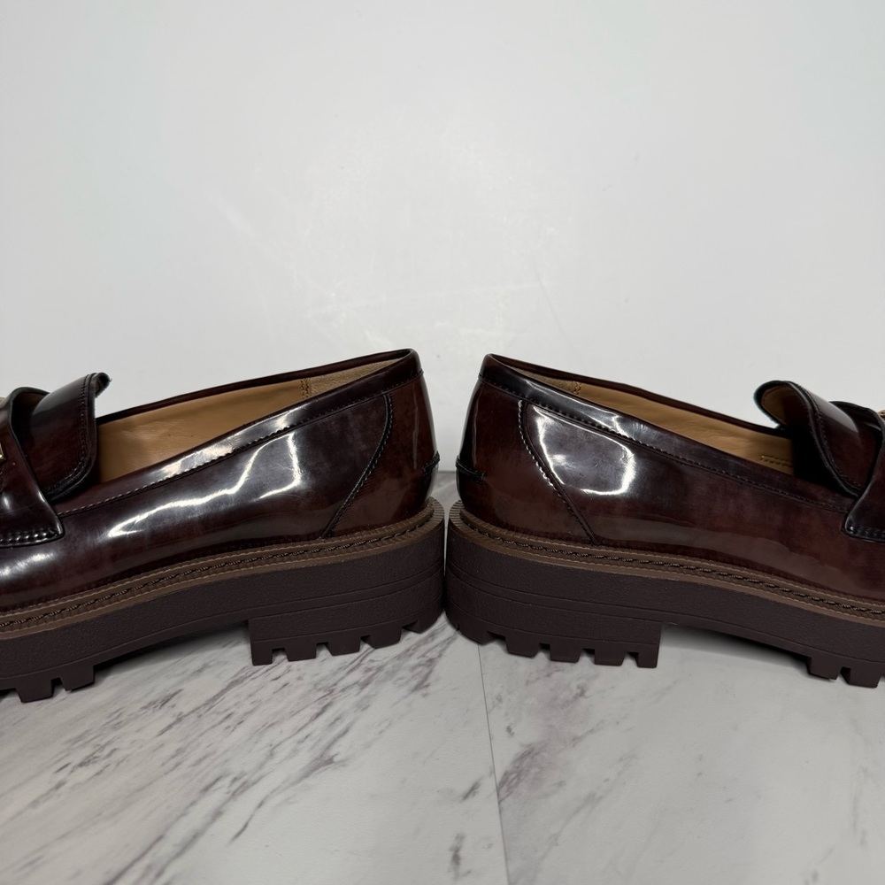 Sam Edelman Laurs Lug Sole Brown Loafer 9M - Picture 8 of 15